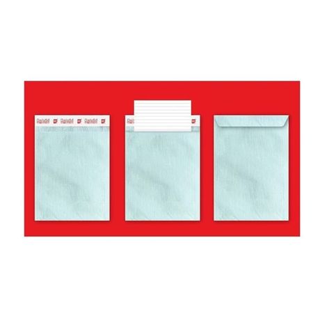 ABK Business Document Courier Envelope, Self Sealed, Laminated cloth lined Size A4 - 12"x10" (Pack Of 25)