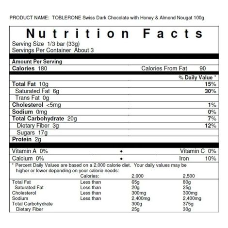 Toblerone Black Chocolate