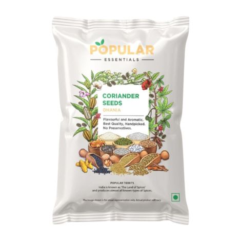 Popular Essentials Dhania (Coriander Seeds)