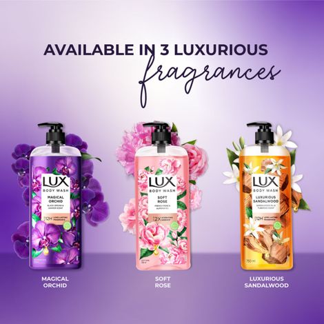 Lux Body Wash Fragrant Skin Black Orchid Scent & Juniper Oil Supersaver With Long Lasting Fragrance