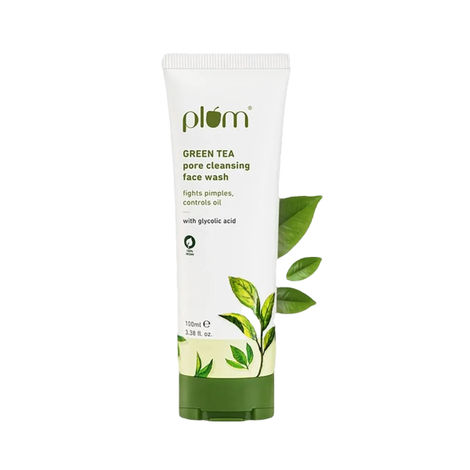 Plum Green Tea Pore Cleansing Face Wash Acne Face Wash Oily Skin| Bright Clear Skin Soap-Free|