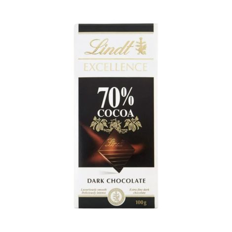 Lindt Excellence 70 % Cocoa Dark Chocolate