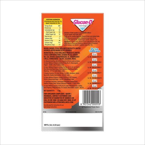 Glucon D Tangy Orange Glucose-D