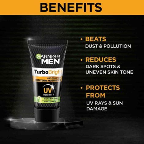 Garnier Men Turbo Bright Anti-Pollution Brightening Moisturiser