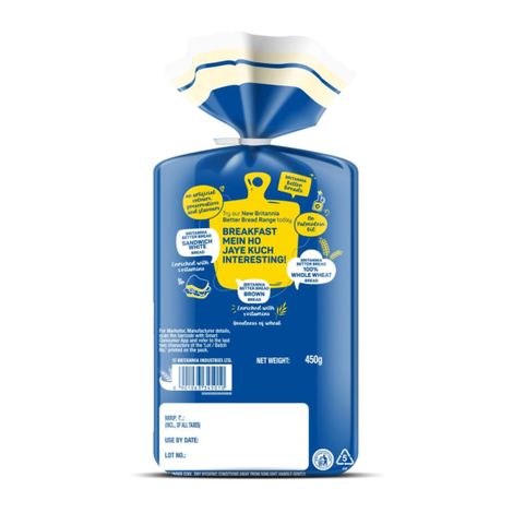 Britannia Better Bread Sandwich White Bread (No Preservative)