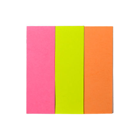 Post-it Sticky Notes - 25 mm X 76 mm | Multicolour | Paper | Rectangular | 150 Sheets