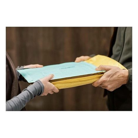 ABK Business Document Courier Envelope, Self Sealed, Laminated cloth lined Size A4 - 12"x10" (Pack Of 25)
