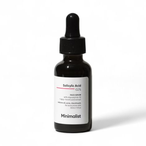 Minimalist Salicylic Acid 2% For Acne Backheads And Oil Control Serum For Men & Women