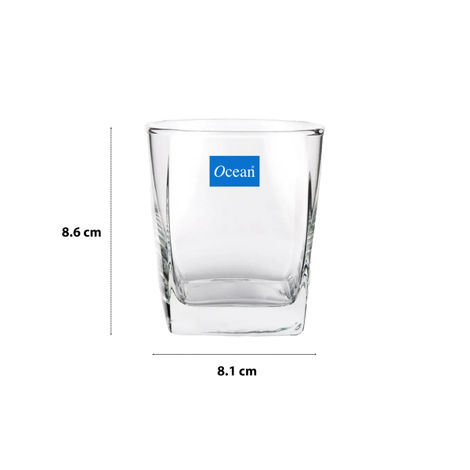 Ocean Plaza Whisky Glass Set | 295 ml | 6 pcs