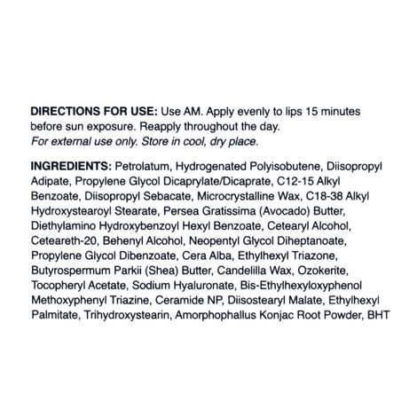 Minimalist SPF 30 Lip Balm with Ceramides & Hyaluronic Acid Protects, Repairs & Hydrates Dry Damaged Lips For Men & Women