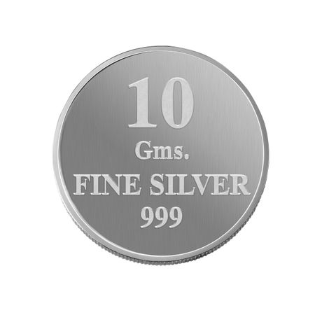 Lakshmi Pure Silver Coin | 999 Purity | 10 g | Muthoot Exim