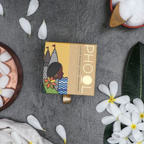 Phool Nagchampa Dhoop Cones | 100% Natural Certified Incense Cones