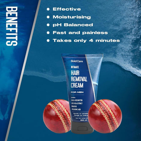 Bold Care Intimate Hair Removal Cream for Men Suitable For All Skin Types