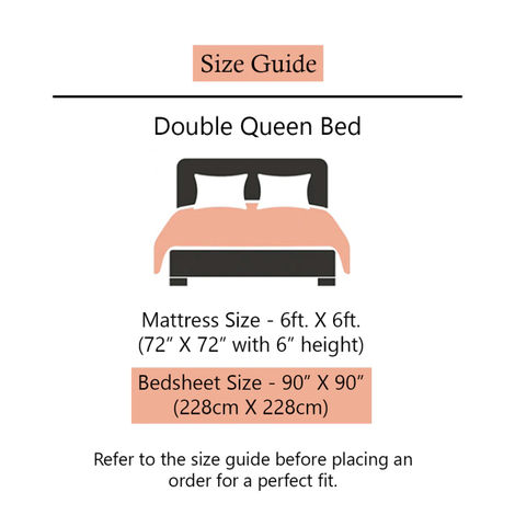 Elegant Weavers Brown Striped Double Bedsheet With 2 Pillow Covers