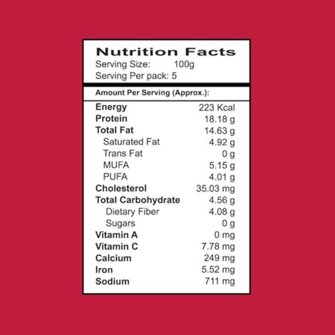 Meatzza Chicken Seekh Kebab Hot & Spicy