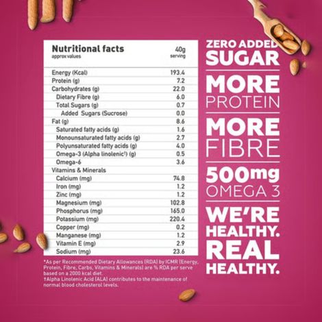 Yoga Bar Super Muesli,No Added  Sugar,Probiotics & Prebiotics,82%Whole Grains+Seeds+Almonds