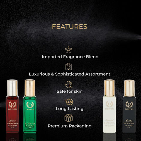 DENVER Hamilton EDP- SRK's Favorite Luxury Gift Pack Set Eau de Parfum (For Men)