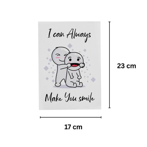 Mad Over Print Make You Smile Friendship Day Greeting Card