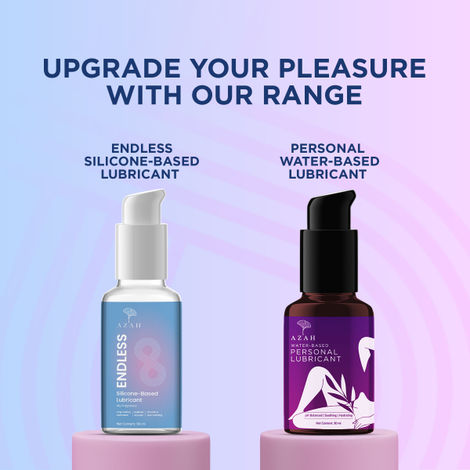 Azah Endless Silicone-Based Lubricant Gel For Men & Women | Lily Flavoured