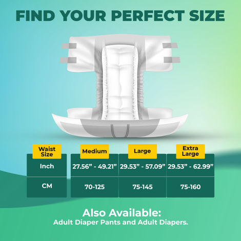 B-Fit Economy Adult Tapes Diapers (L, 32.68-59.84")