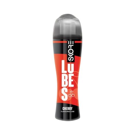 Skore Not Out Condoms - Climax Delay & Dotted (10pc) & Skore Lubes - Cherry Flavour (50ml) Combo 