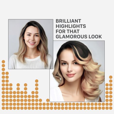 Streax Hair Colour Highlighting Kit Vibrant Blonde For Women