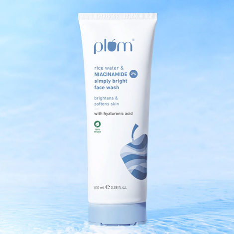 Plum Simply Bright 2% Niacinamide Face Wash With Rice Water