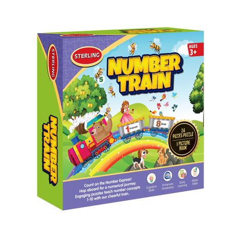 Sterling Number Train Puzzle Game