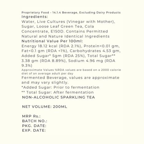 Mossant Cola Kombucha