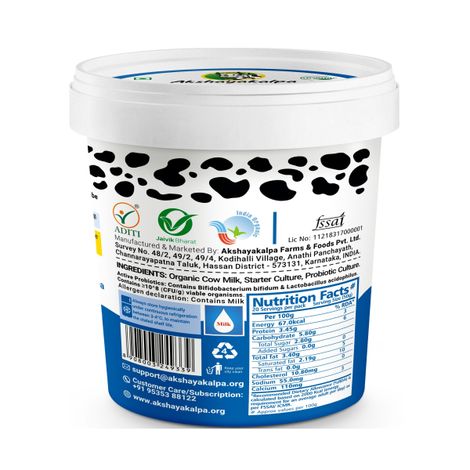 Akshayakalpa Artisanal Organic Set Curd