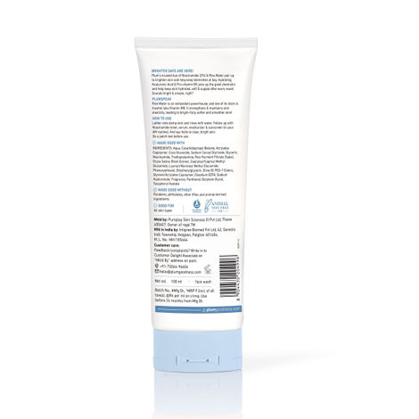 Plum Simply Bright 2% Niacinamide Face Wash With Rice Water