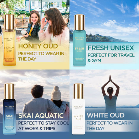 Bella Vita Organic Unisex Luxury Perfume Gift Set