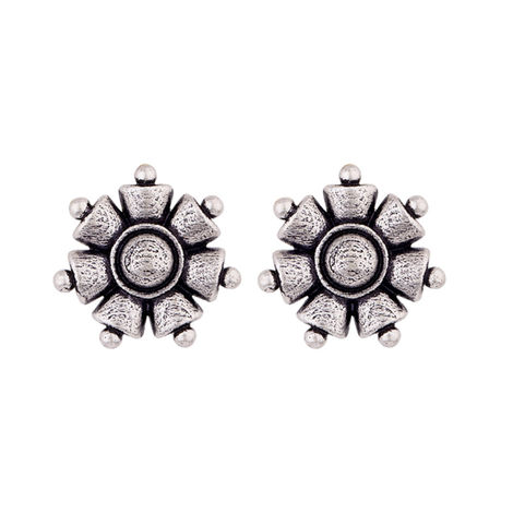 Voylla Nayantara Floral Motif Stud Earrings