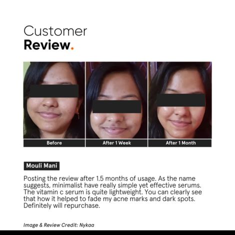 Minimalist 10% Vitamin C Brightening Face Serum