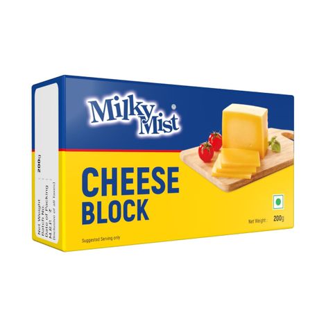 Milky Mist Processed Cheese- Block