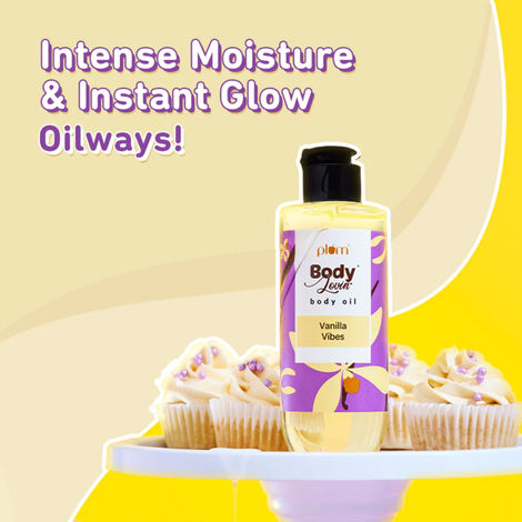 Plum Bodylovin Vanilla Vibes Body Oil Normal To Dry Skin Deep Moisturization Instant Glow