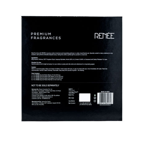 Renee Eau De Parfum Combo Of 4, 15Ml Each