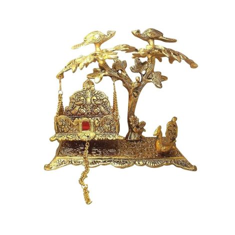 Devnidhii Palna (Jhula) Tree Shape in Gold Polish