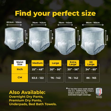 Friends Classic Adult Dry Pants (M, 25-48")