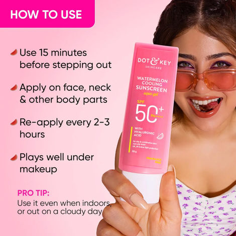 Dot & Key Watermelon Hyaluronic Cooling Sunscreen SPF 50 PA+++