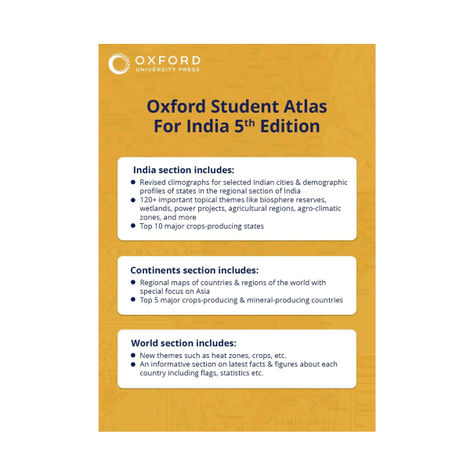 Oxford Student Atlas for India | 5th Edition | For UPSC and Competitive Exams