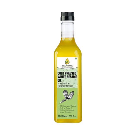 Aroga Foods Sesame (Til-Gingelly) Cold Pressed Oil