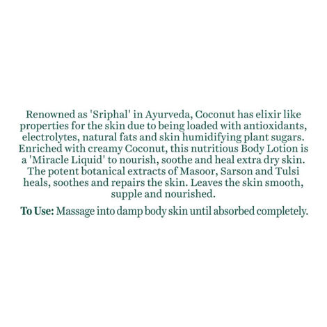 Biotique Creamy Coconut Deep Nourish Body Lotion