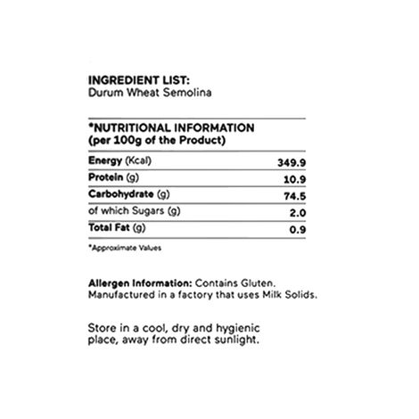 Chef's Basket - Durum Wheat Penne Pasta Pouch