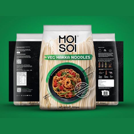 Knorr Schezwan Sauce (200g) & Moi Soi Veg Hakka Noodles (500g) Combo