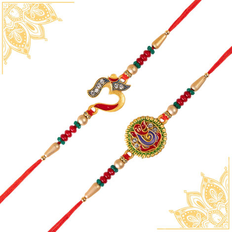 Religious Rakhi Set (Shree Rakhi) Pack of 2