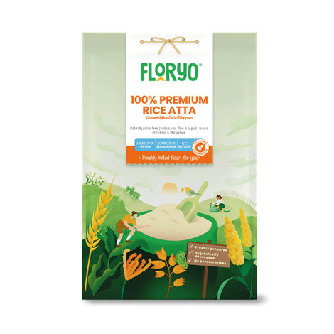 Floryo Freshly Milled Premium Rice Atta | Chawal-Akki-Arici-Biyyam