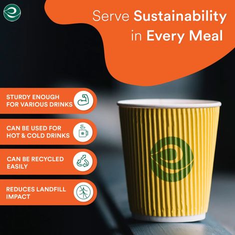 ECO SOUL 180 ml | 25 Count | Disposable Cup - Glass