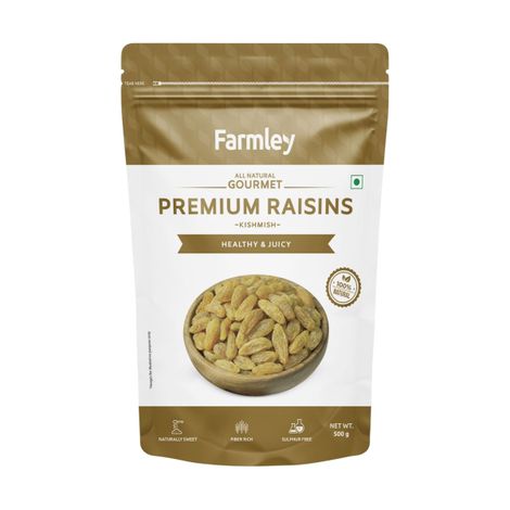 Farmley All Natural Gourmet Premium Raisins | Kishmish