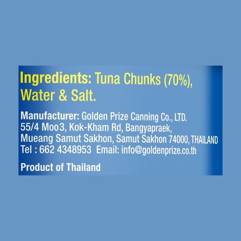 Golden Prize Tuna Chunks In Brine